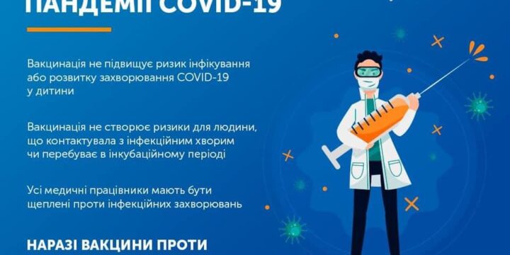 Вакцинація в умовах пандемії COVID-19