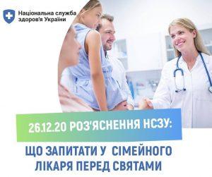Про що запитати у свого сімейного лікаря перед святами?