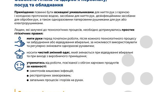 Захист від харчових отруєнь і кишкових інфекцій