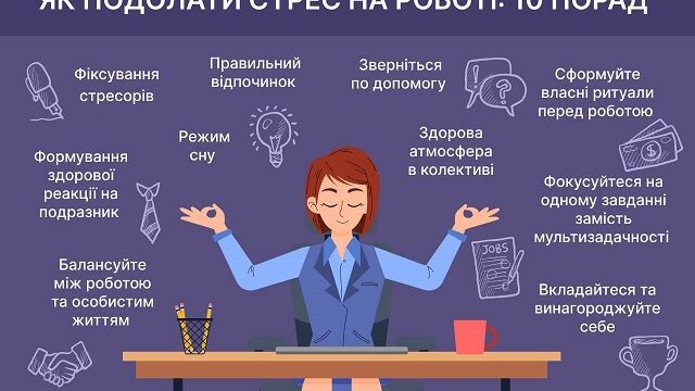 ЯК ЗМЕНШИТИ СТРЕС ПІД ЧАС РОБОЧОГО ТИЖНЯ?