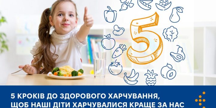 5 кроків до здорового харчування, щоб наші діти харчувалися краще за нас