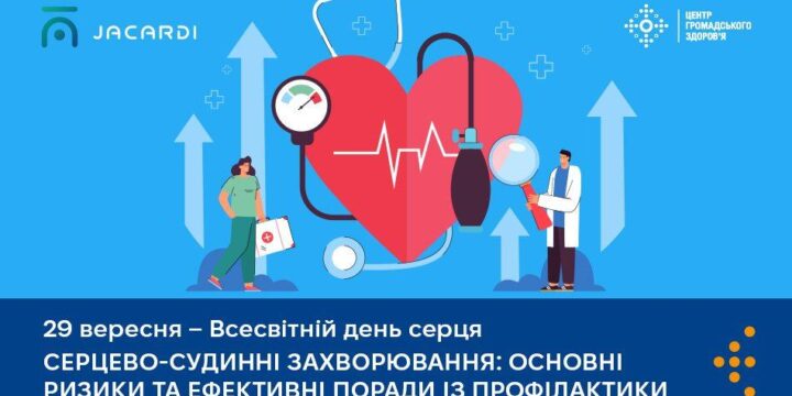 Серцево-судинні захворювання: основні ризики та ефективні поради із профілактики