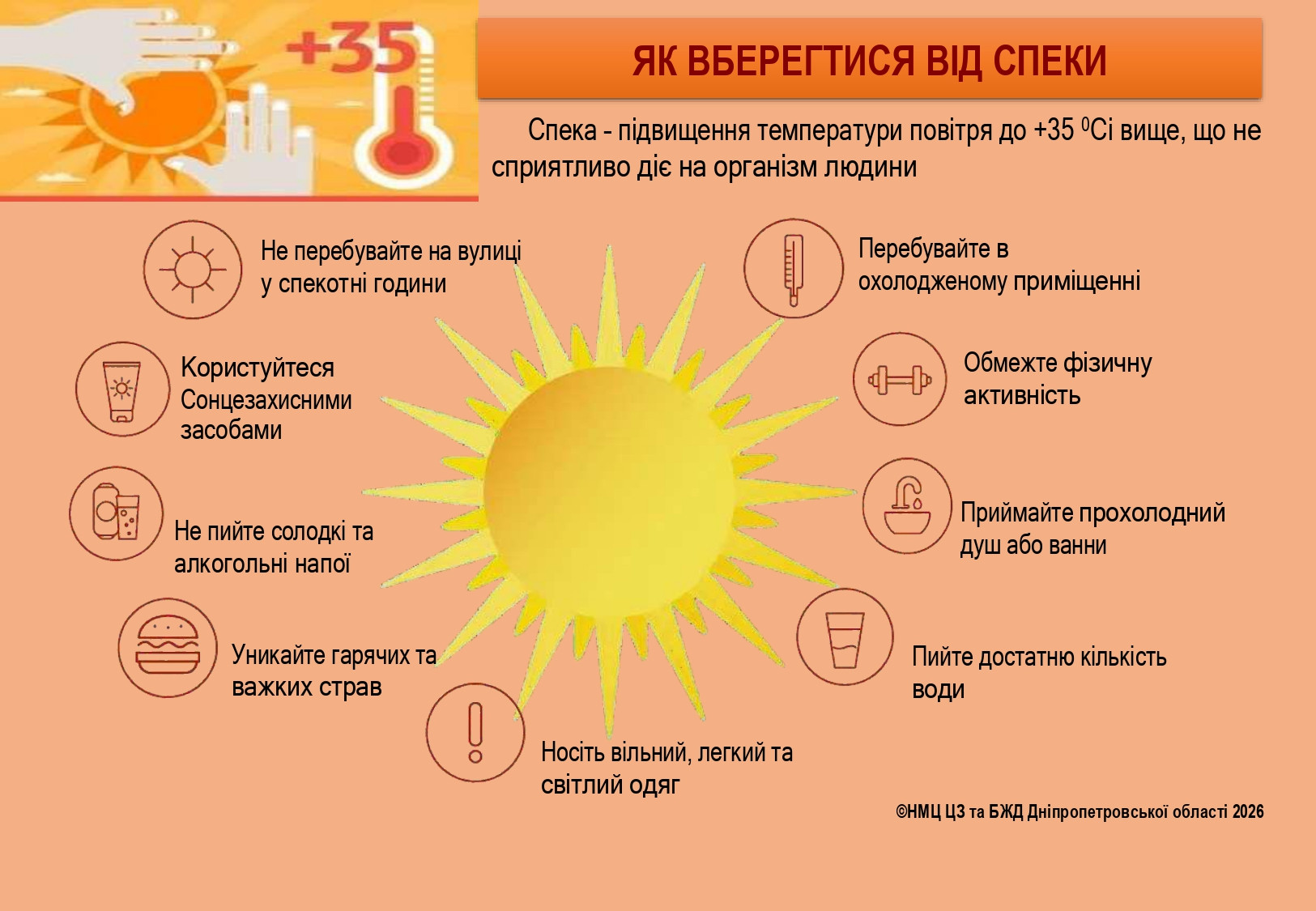 Навчально-методичний центр цивільного захисту та безпеки життєдіяльності населення Дніпропетровської області інформує