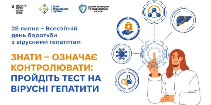 Знати — означає контролювати: пройдіть тест на вірусні гепатити