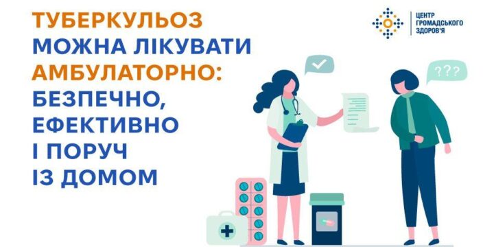 Туберкульоз можна лікувати амбулаторно: безпечно, ефективно і поруч із домом